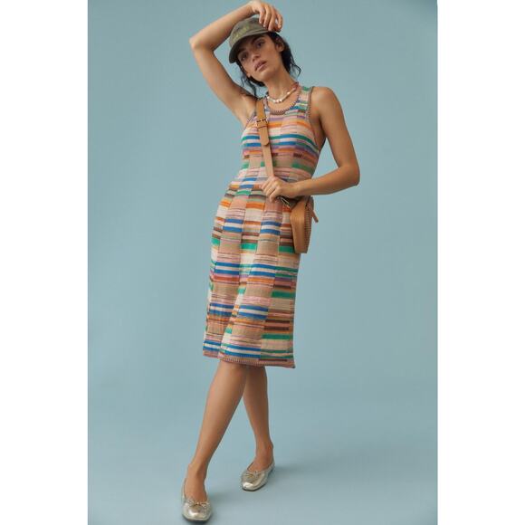 Daily Practice by Anthropologie Colorblock Sweater Dress - XS New - Picture 2 of 5